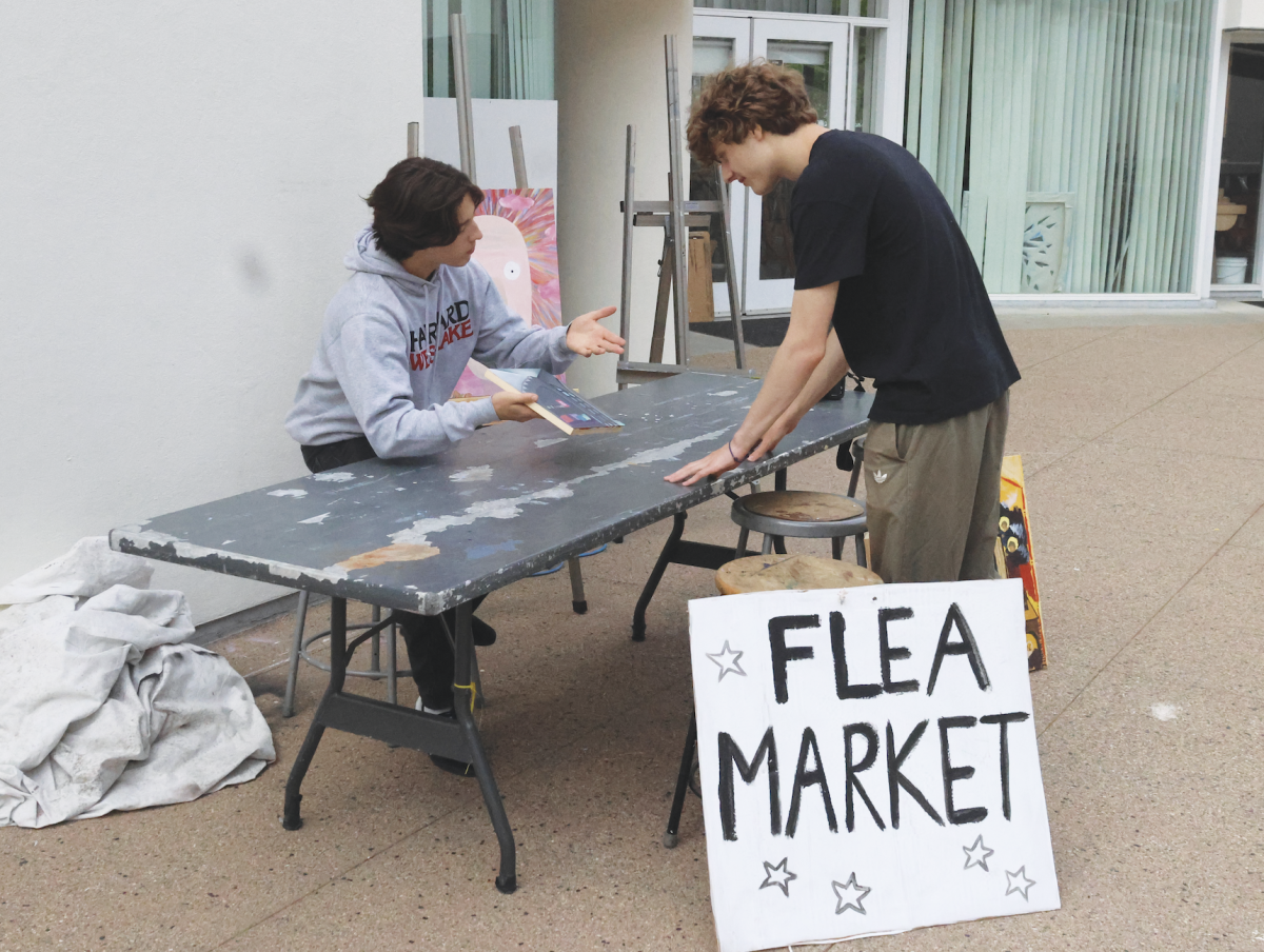 Graphic Design classes hosted the first Schools Out For The Summer Flea Market on the Feldman Horn Quad on May 24.